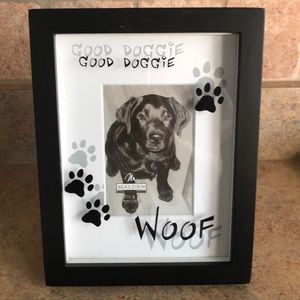 Good Doggie Woof Picture Frame